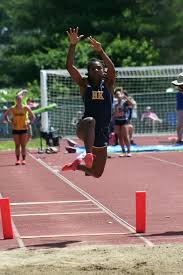 Kadarja Lewis long jumping